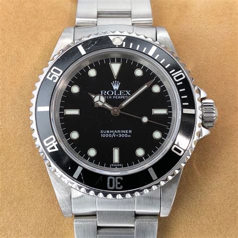 rolex submariner no date ref. 14060|rolex 14060 swiss only dial.